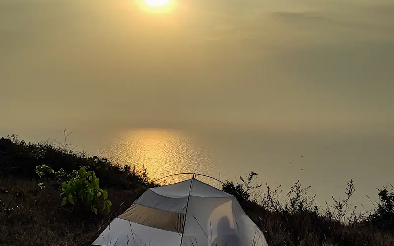 Beach Camping Full Moon Day, Venkannapalli coast
