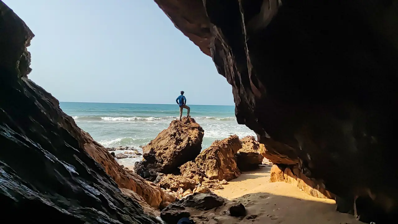 Beach Camping Full Moon Day — Venkannapalli coast, near Anakapalli, photo 1