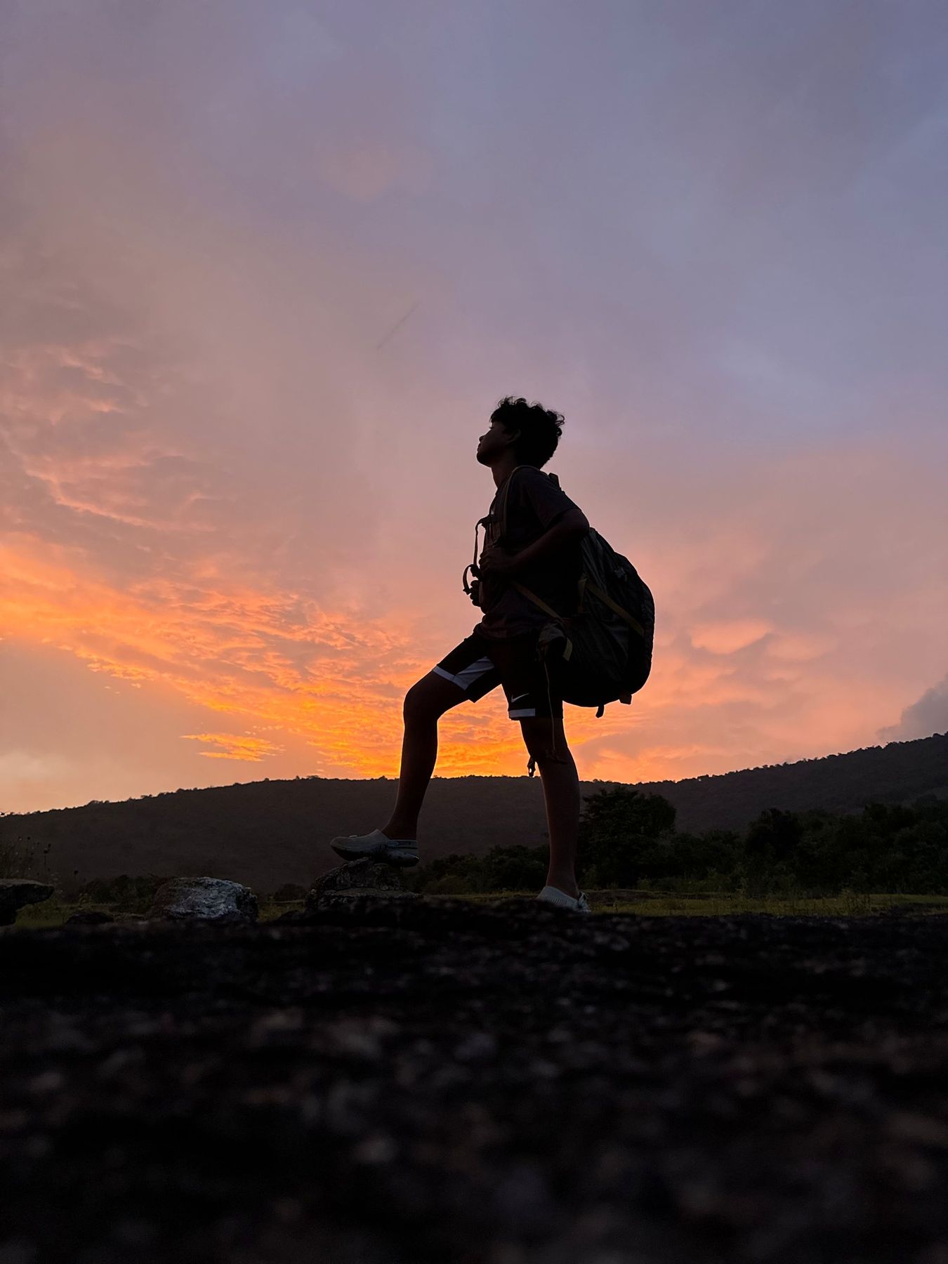 Sunset silhouette